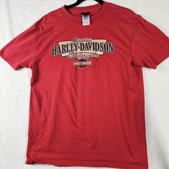 Harley-Davidson T-Shirt Tee Wisconsin Dells, WI Reel Brothers Mauston, WI - Picture 9 of 9